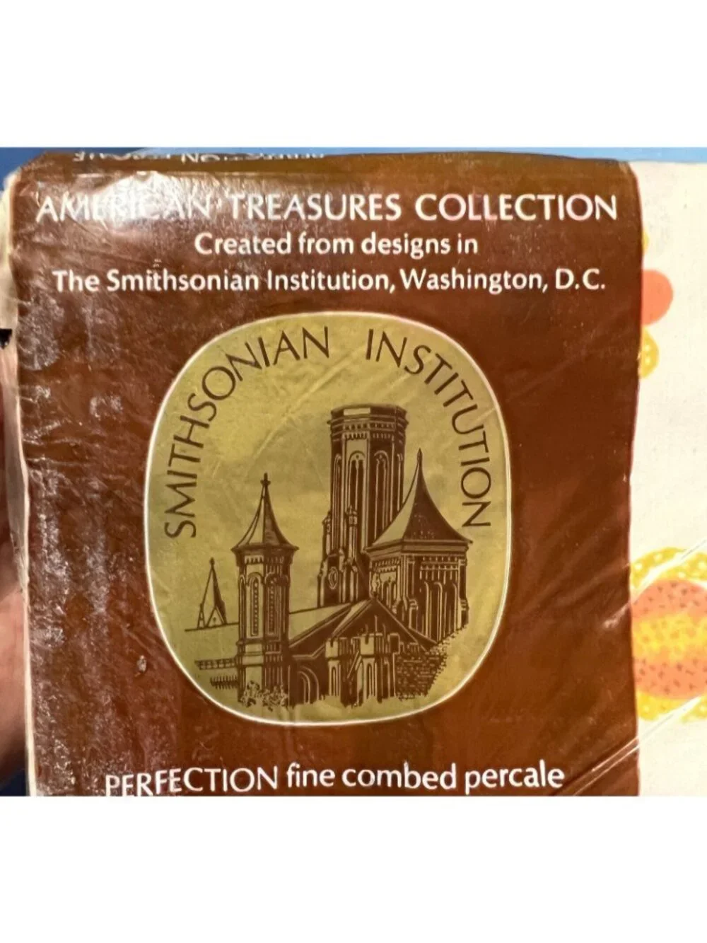 Vintage NOS Fieldcrest Double Fitted Sheet Patience Rose American Treasures